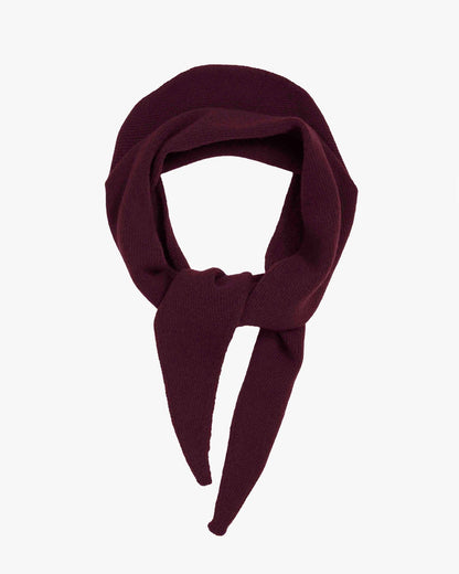 Colorful Standard - Merino Wool Triangle Scarf | Oxblood Red