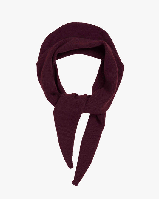 Colorful Standard - Merino Wool Triangle Scarf | Oxblood Red