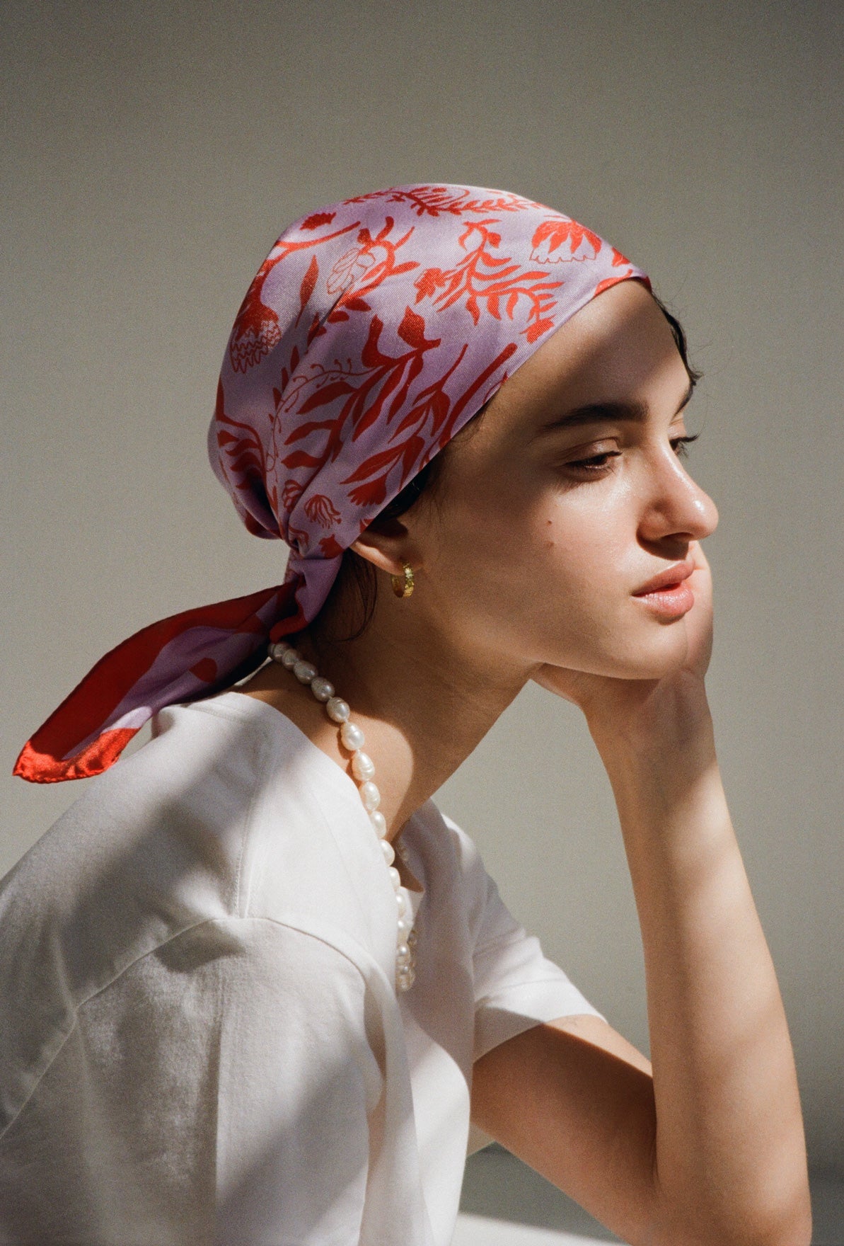 Badi Culture - Seidenfoulard Fynbos 68x68