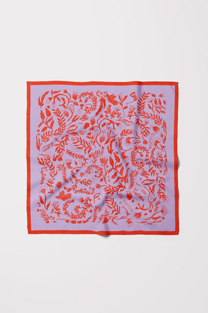 Badi Culture - Seidenfoulard Fynbos 68x68