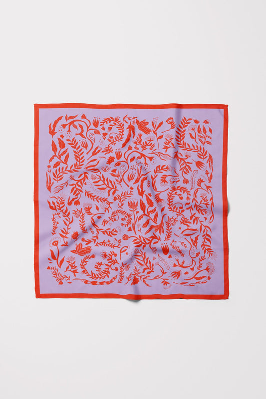 Badi Culture - Seidenfoulard Fynbos 68x68