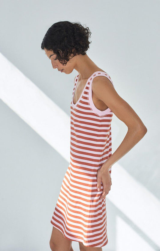 American Vintage - GIXY Tanktopkleid | Bonbonstreifen