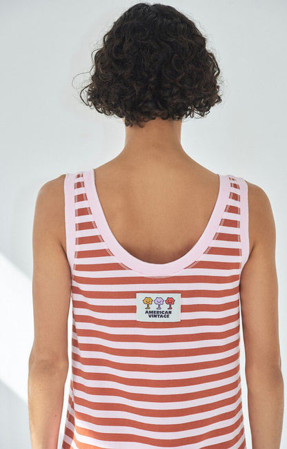 American Vintage - GIXY Tanktopkleid | Bonbonstreifen