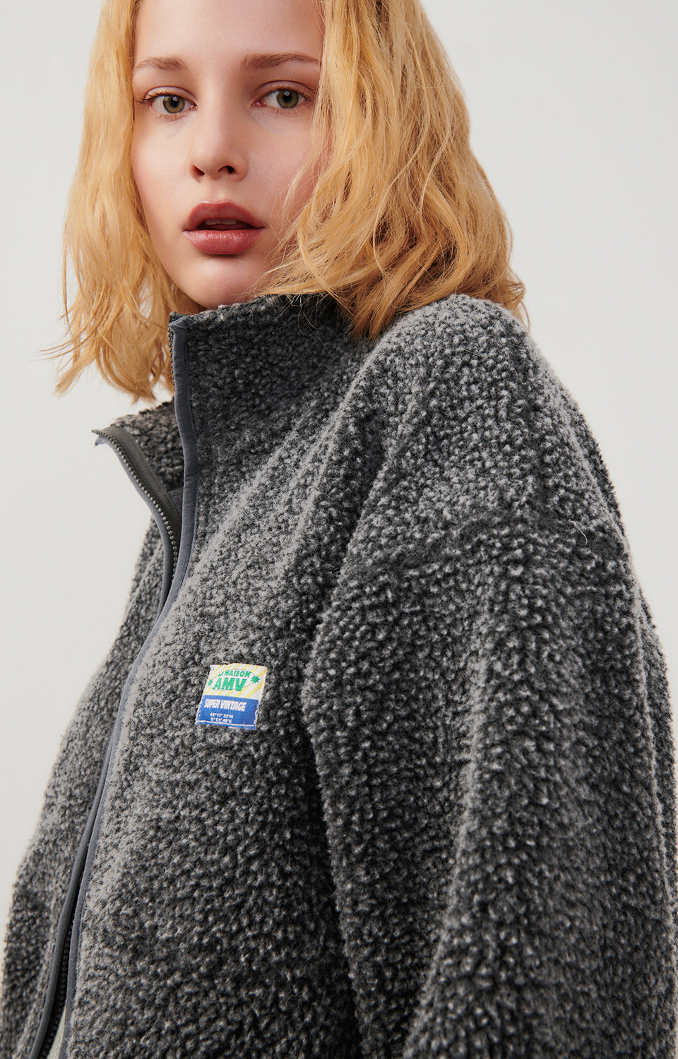 American Vintage - Hoktown Jacke Anthracite Chine