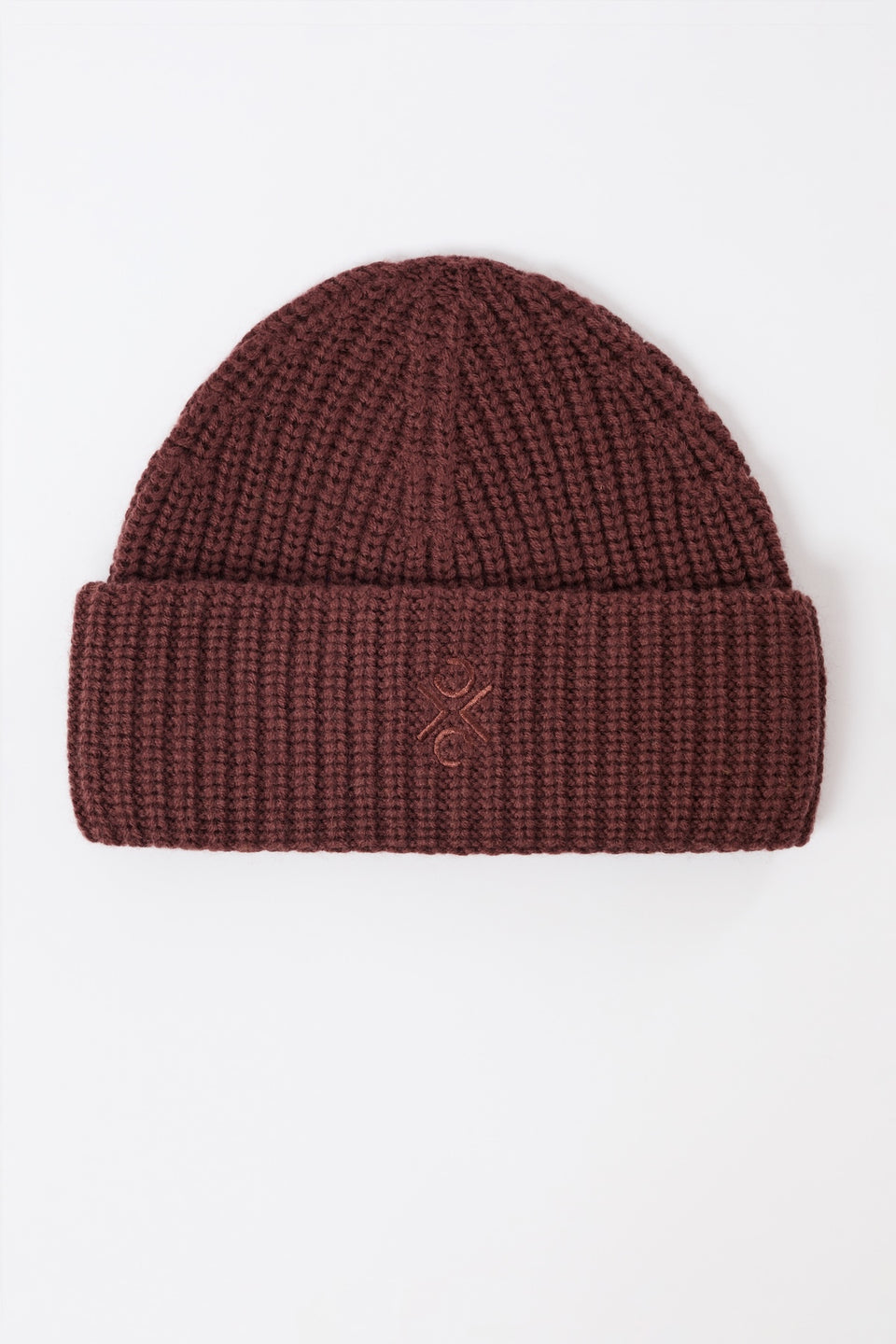 LangerChen - Grobstrick Mütze | Burgundy