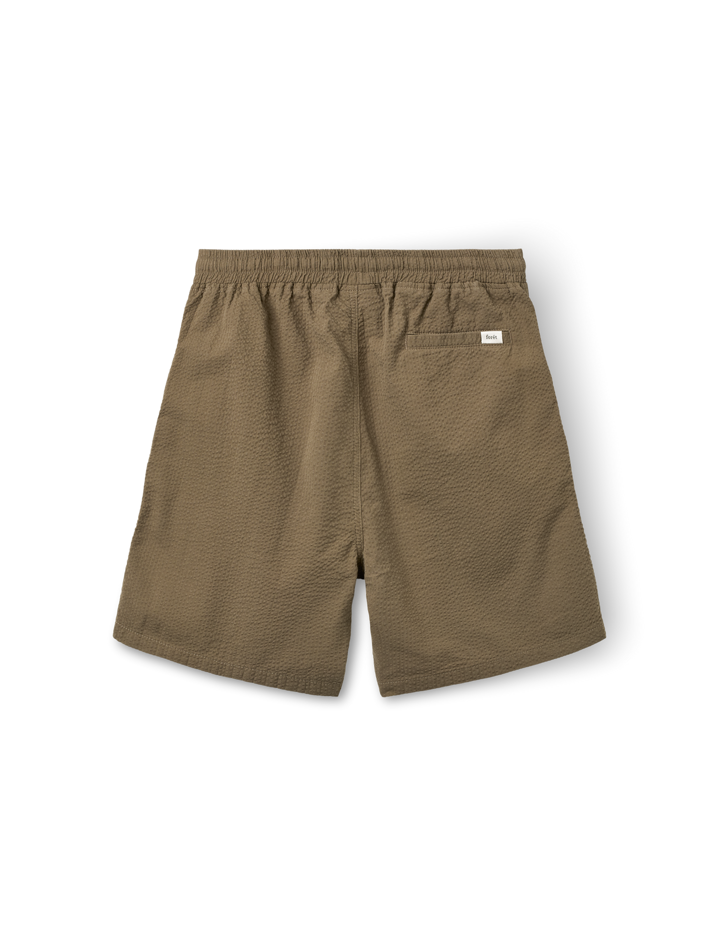 forét - Hush Seersucker Shorts | Stone
