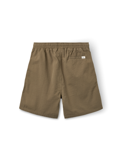 forét - Hush Seersucker Shorts | Stone