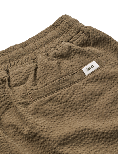 forét - Hush Seersucker Shorts | Stone