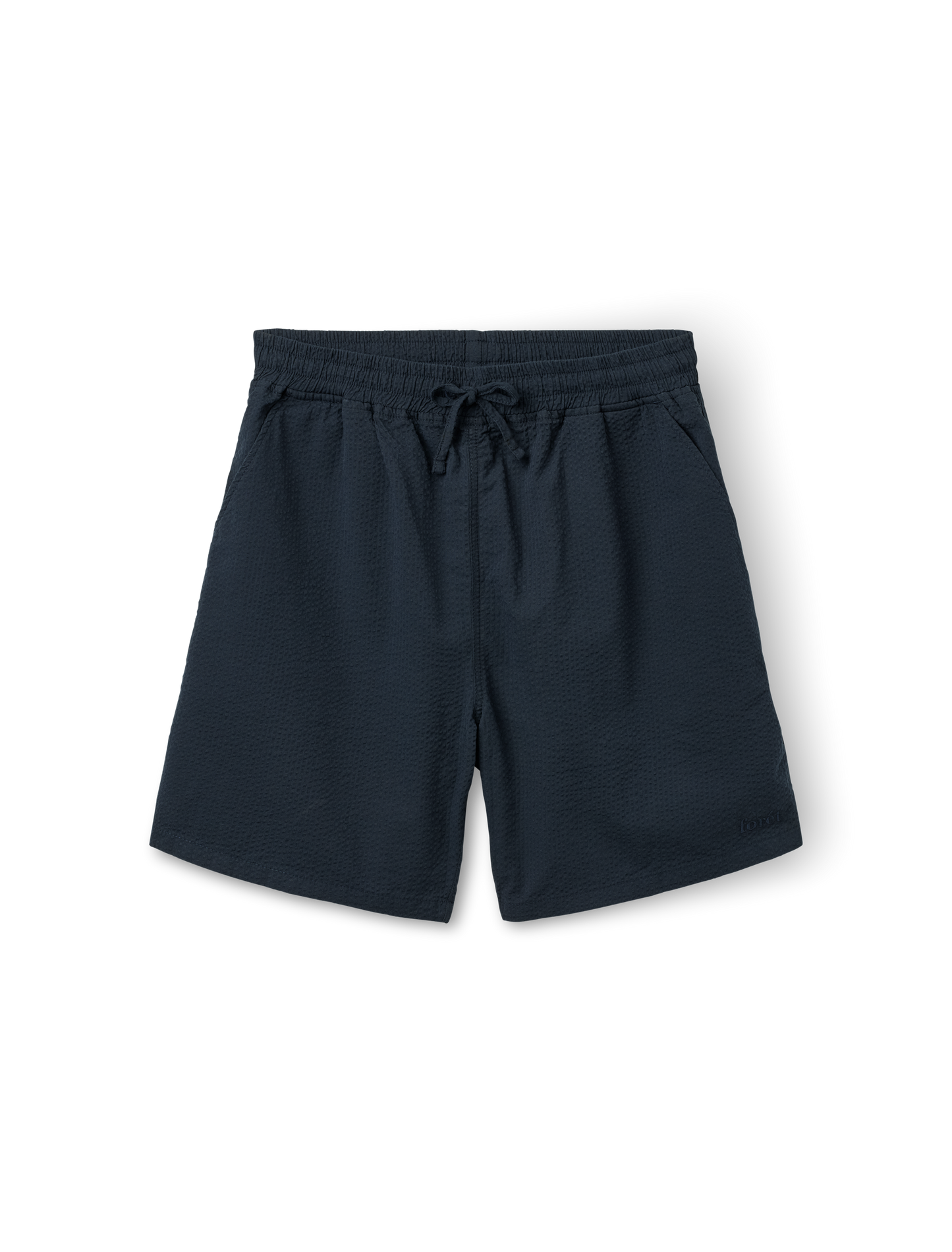 forét - Hush Seersucker Shorts | Navy