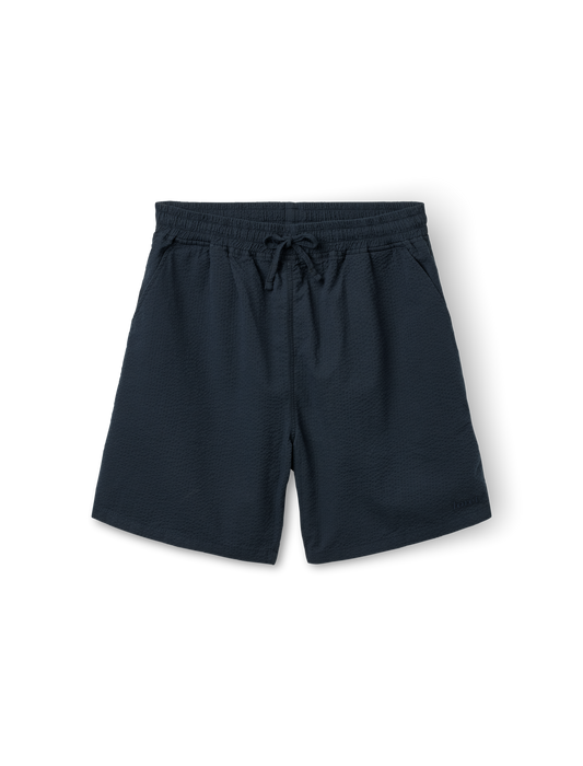 forét - Hush Seersucker Shorts | Navy
