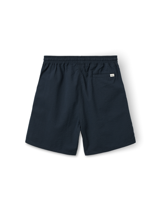 forét - Hush Seersucker Shorts | Navy