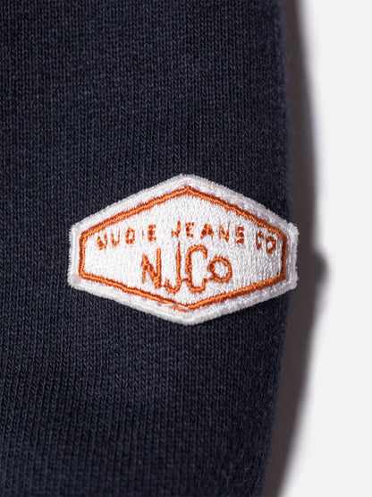 Nudie Jeans - Hasse Crewneck Sweater Navy Blue