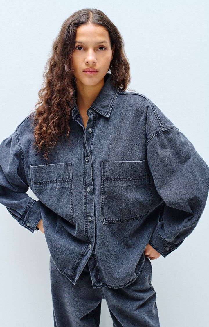 American Vintage - Jazy Jeanshemd Black