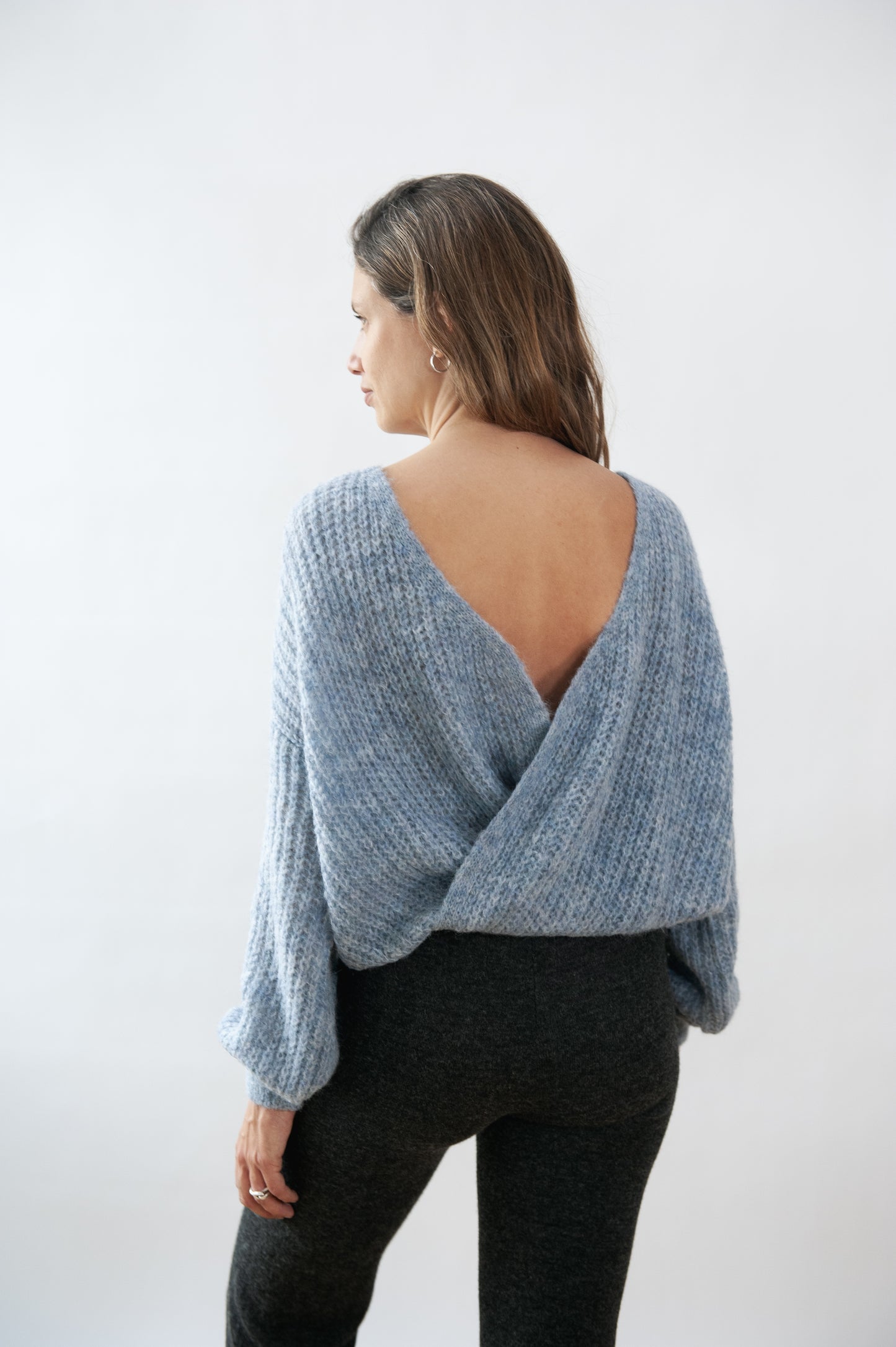 Jungle Folk - Vega Wrap Cardigan Cloudy Blue