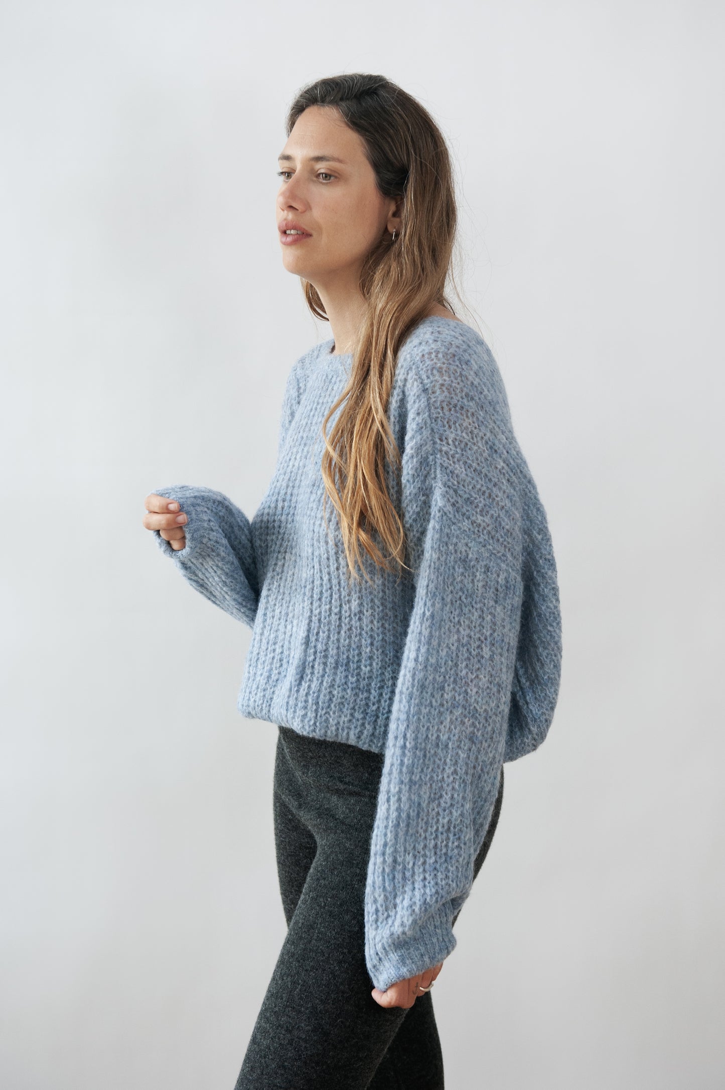 Jungle Folk - Vega Wrap Cardigan Cloudy Blue