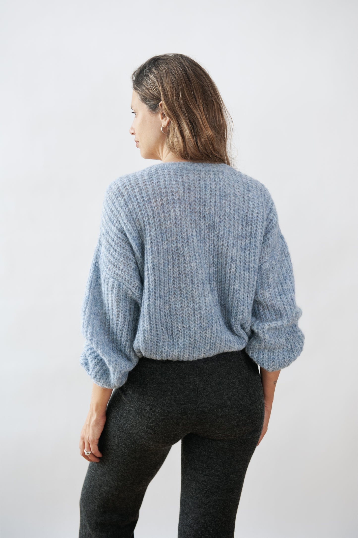 Jungle Folk - Vega Wrap Cardigan Cloudy Blue
