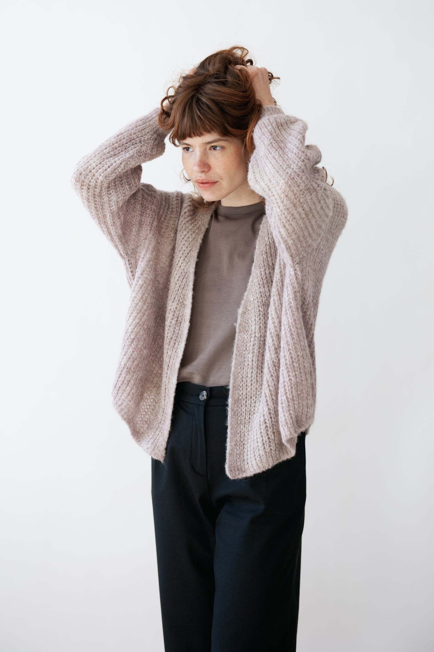 Jungle Folk - Vega Wrap Cardigan Lavender