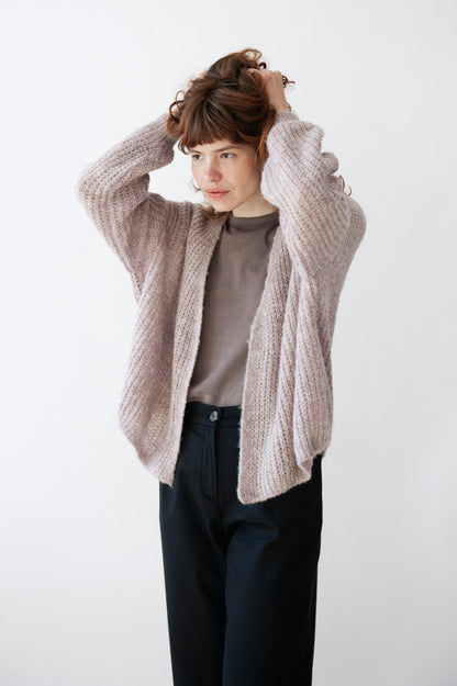 Jungle Folk - Vega Wrap Cardigan Lavender