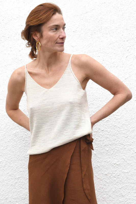 Jungle Folk - Agnes Knit Top Ivory