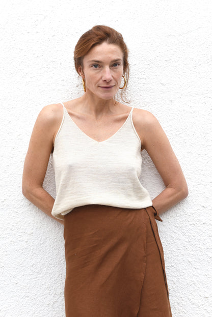 Jungle Folk - Agnes Knit Top Ivory