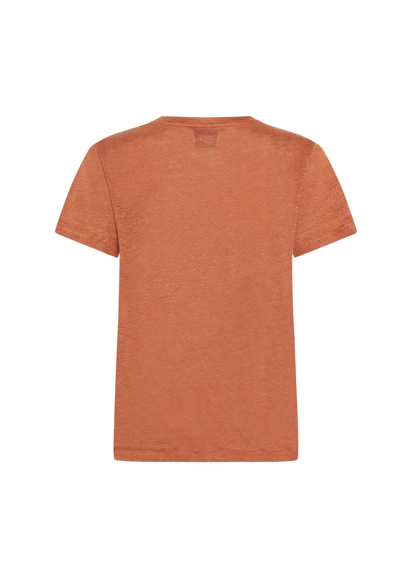 Klitmøller - Rikke Linen Tee | Burnt Sienna