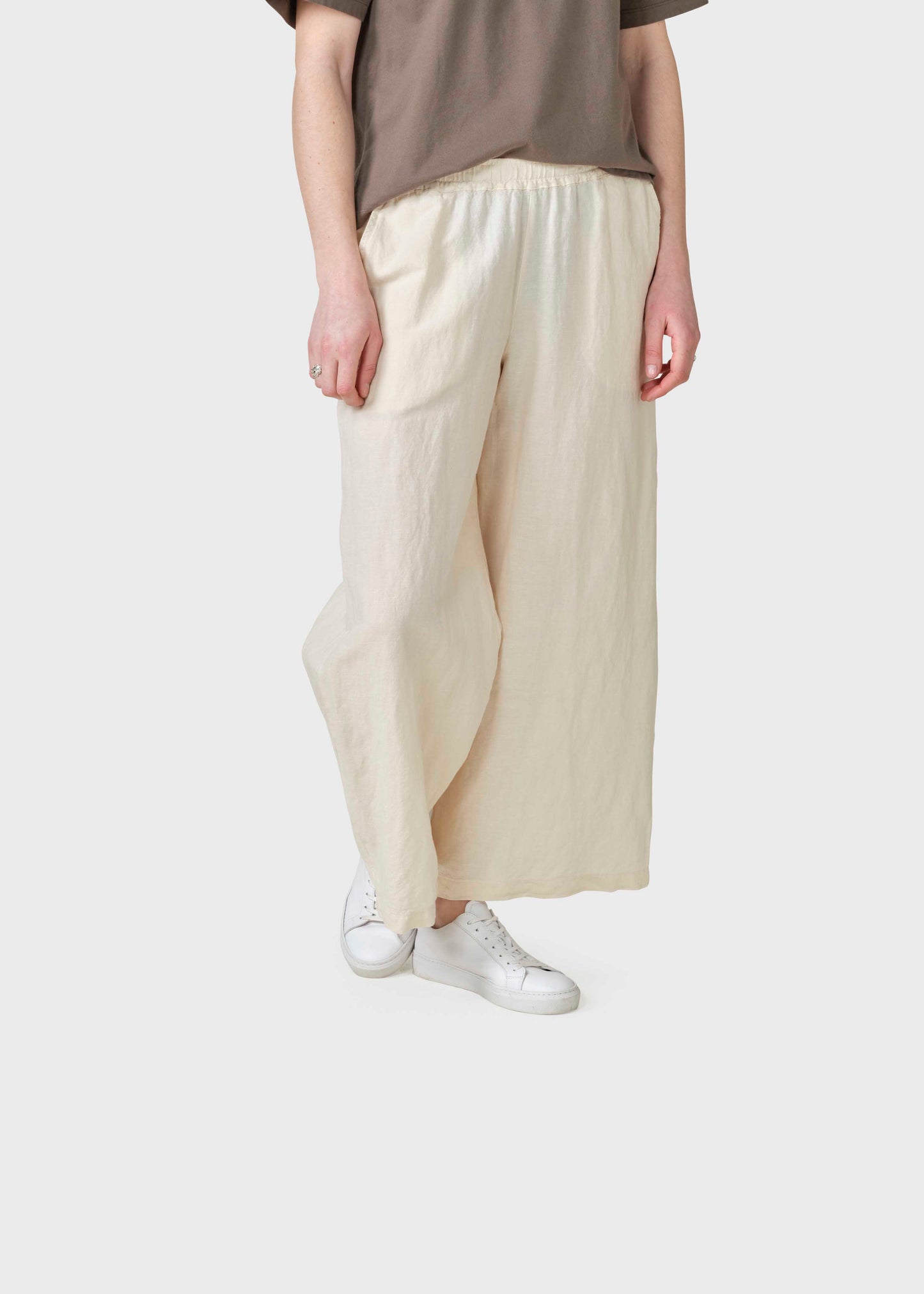Klitmøller - Kaja Cotton/Linen Pants | Pastel Sand
