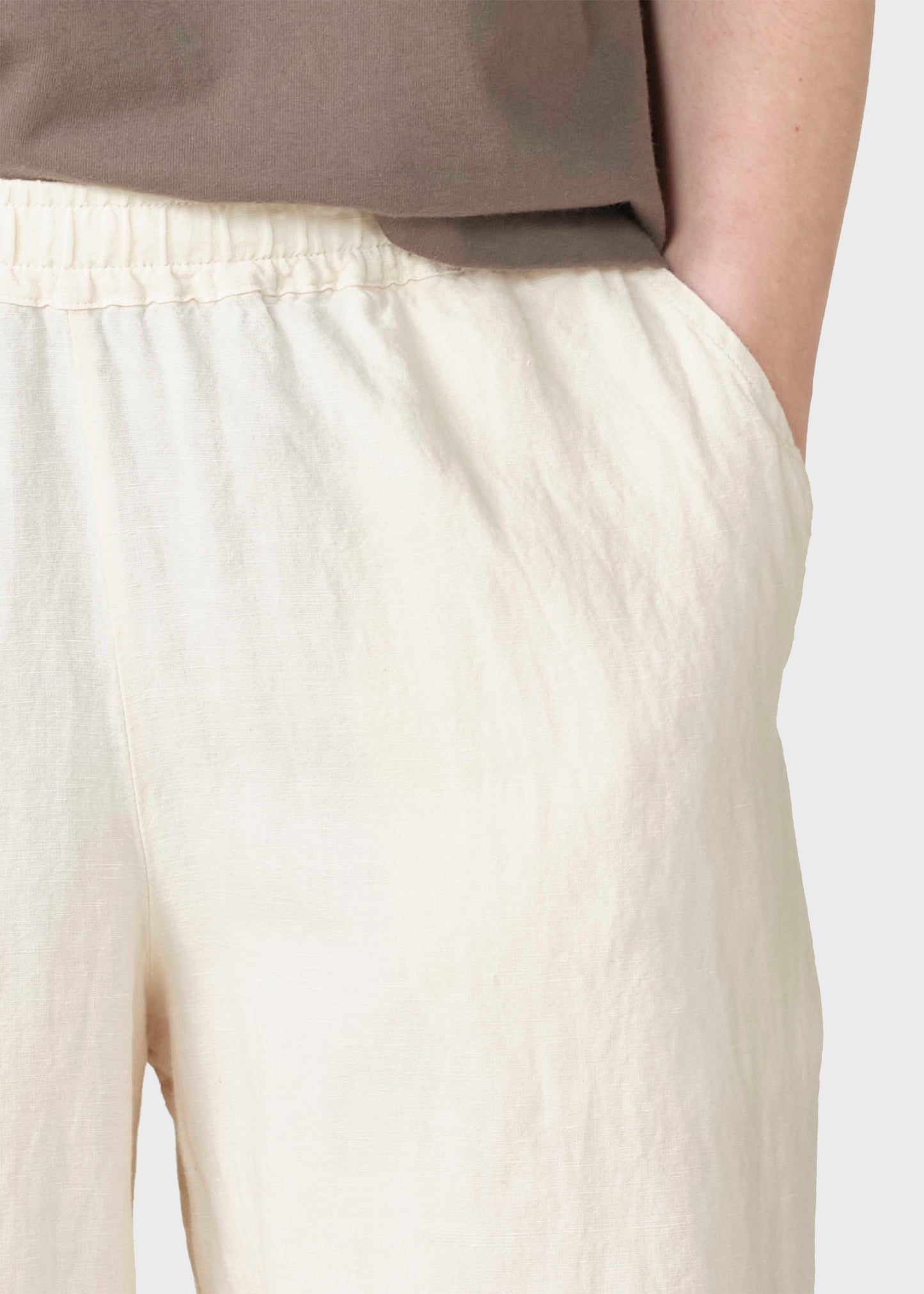 Klitmøller - Kaja Cotton/Linen Pants | Pastel Sand