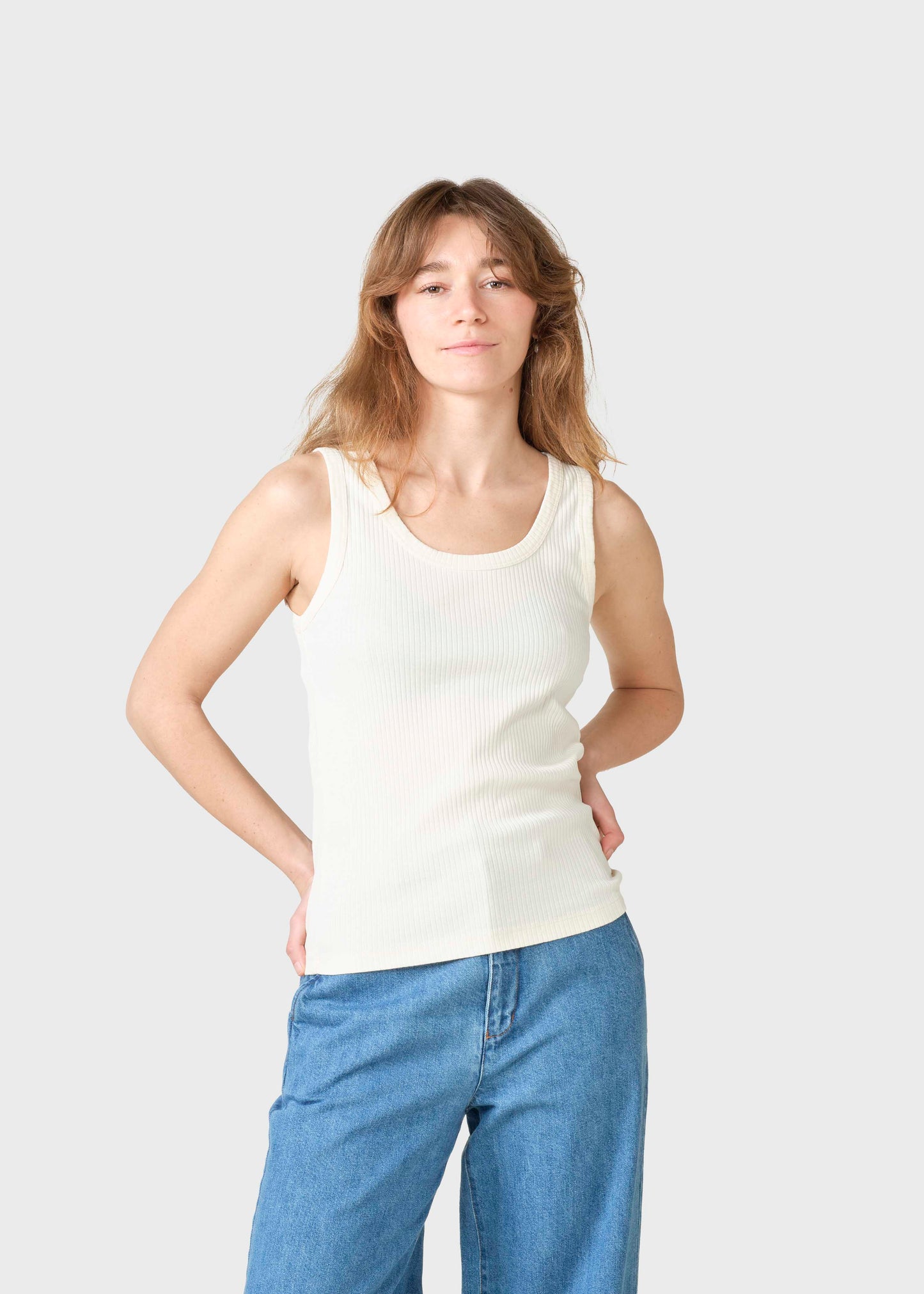 Klitmøller - Rib Top | Cream