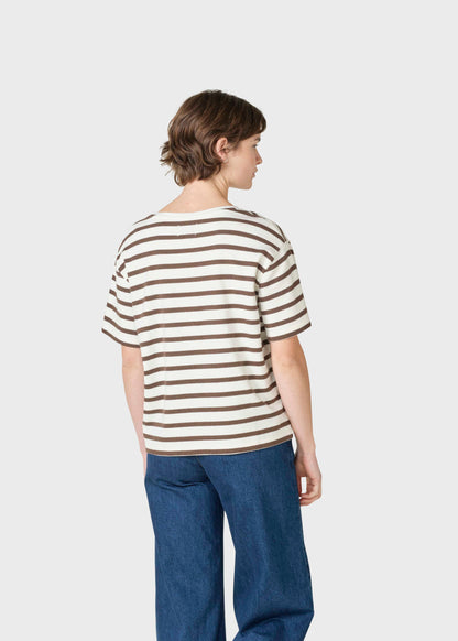 Klitmøller - Kelly T-Shirt Cream/Taupe