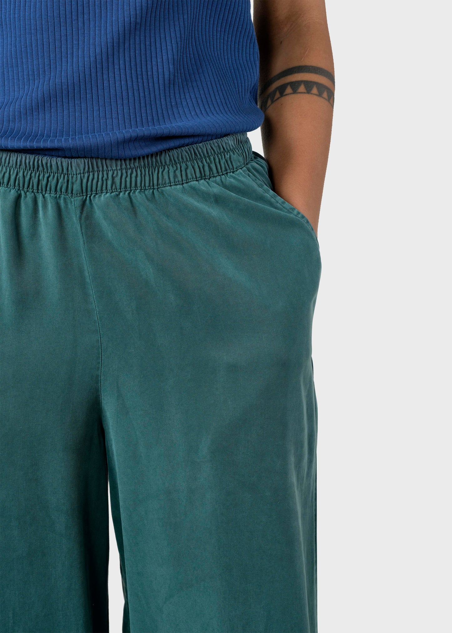 Klitmøller - Kaja Lyocell Pants Moss Green