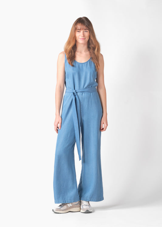 Klitmøller - Herdis Jumpsuit | Light Blue Chambrey