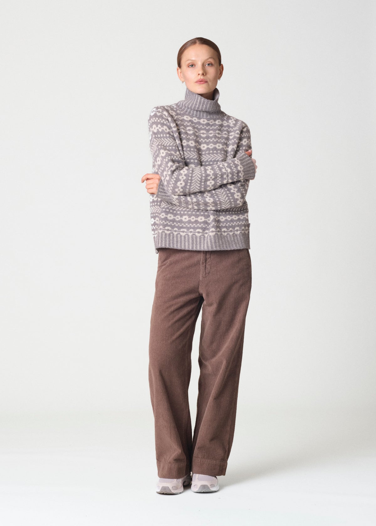 Klitmøller - Sofie Knit | Light Grey/Cream