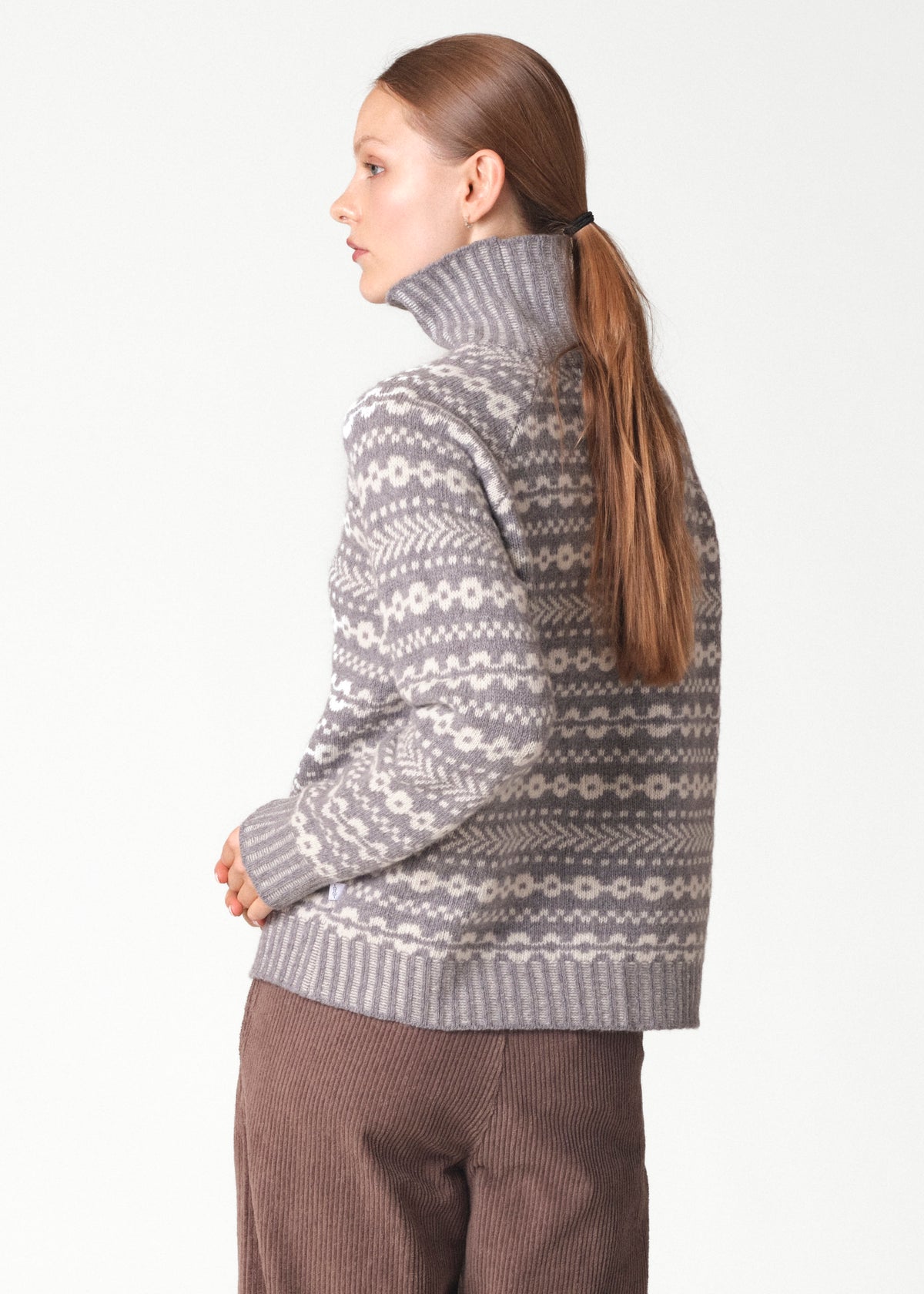 Klitmøller - Sofie Knit | Light Grey/Cream