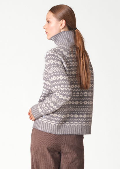 Klitmøller - Sofie Knit | Light Grey/Cream