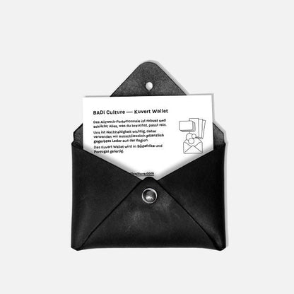 Badi Culture - Kuvert Wallet | Black
