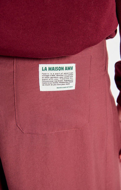 American Vintage - LANOW Hosen Cerisier