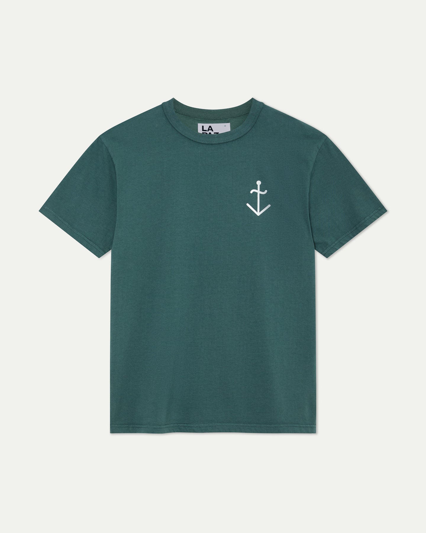 La Paz - Dantas T-Shirt Dark Green/Offwhite