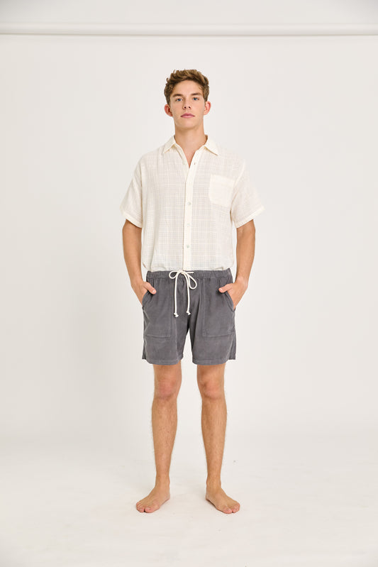 La Paz - Formigal Baby Cord Shorts Smoked Pearl