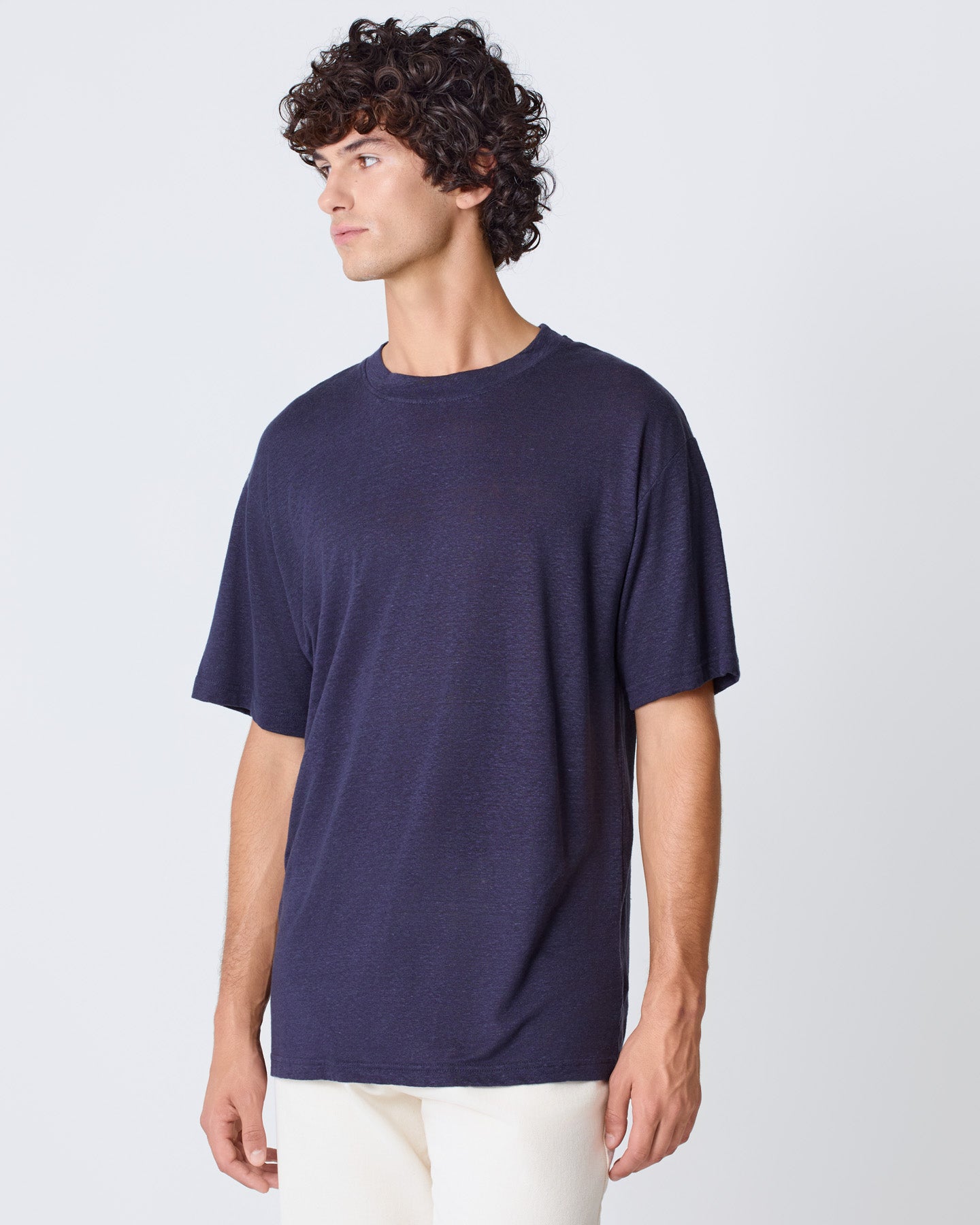 La Paz - Botelho Comfort T-Shirt Linen | Dark Navy