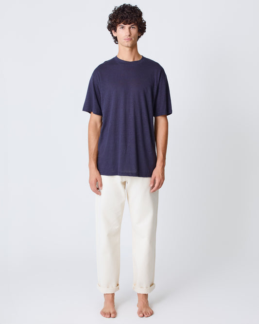 La Paz - Botelho Comfort T-Shirt Linen | Dark Navy