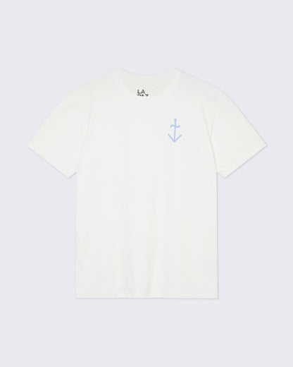 La Paz - Dantas T-Shirt | Off-White/Wind Blue Logo