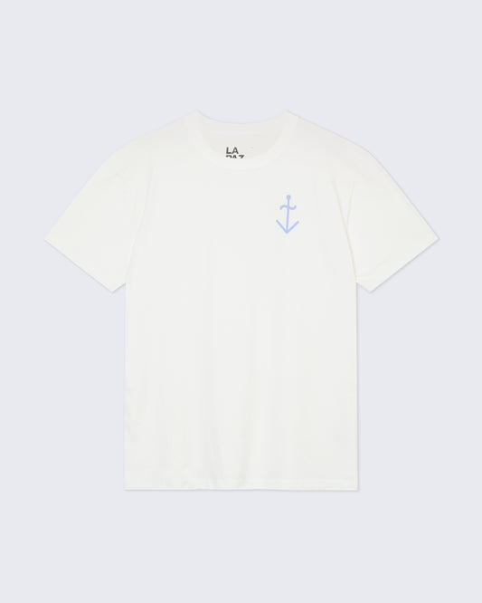 La Paz - Dantas T-Shirt | Off-White/Wind Blue Logo