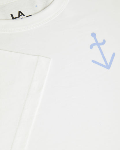 La Paz - Dantas T-Shirt | Off-White/Wind Blue Logo