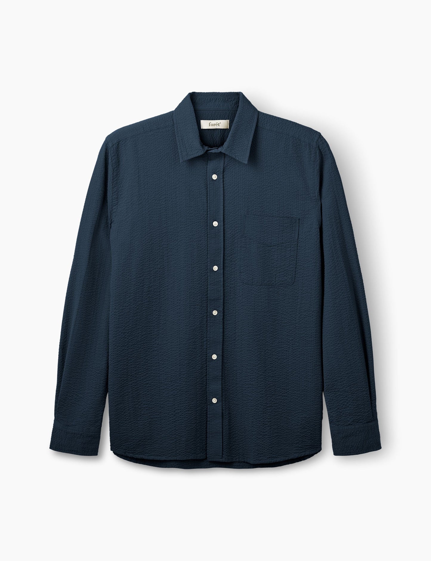 forét - Mable Seersucker Shirt Navy