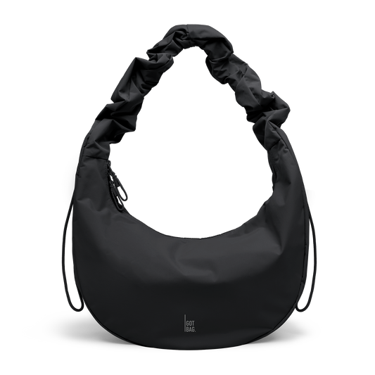 GOT BAG - Moon Bag Ruffle | Black Monochrome