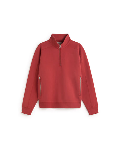 Thinking Mu - Pipo One Sun Sweatshirt | Pale Red