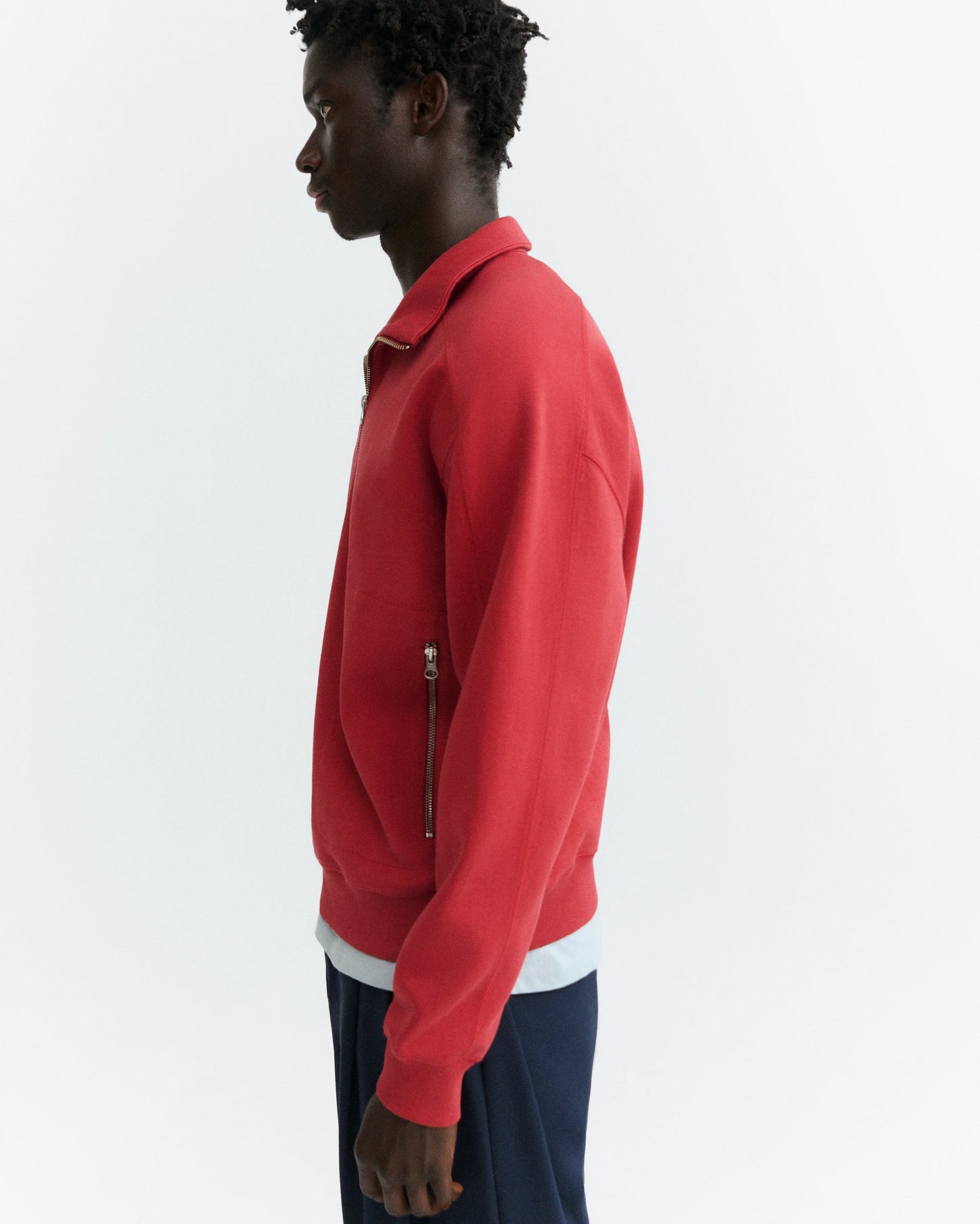 Thinking Mu - Pipo One Sun Sweatshirt | Pale Red