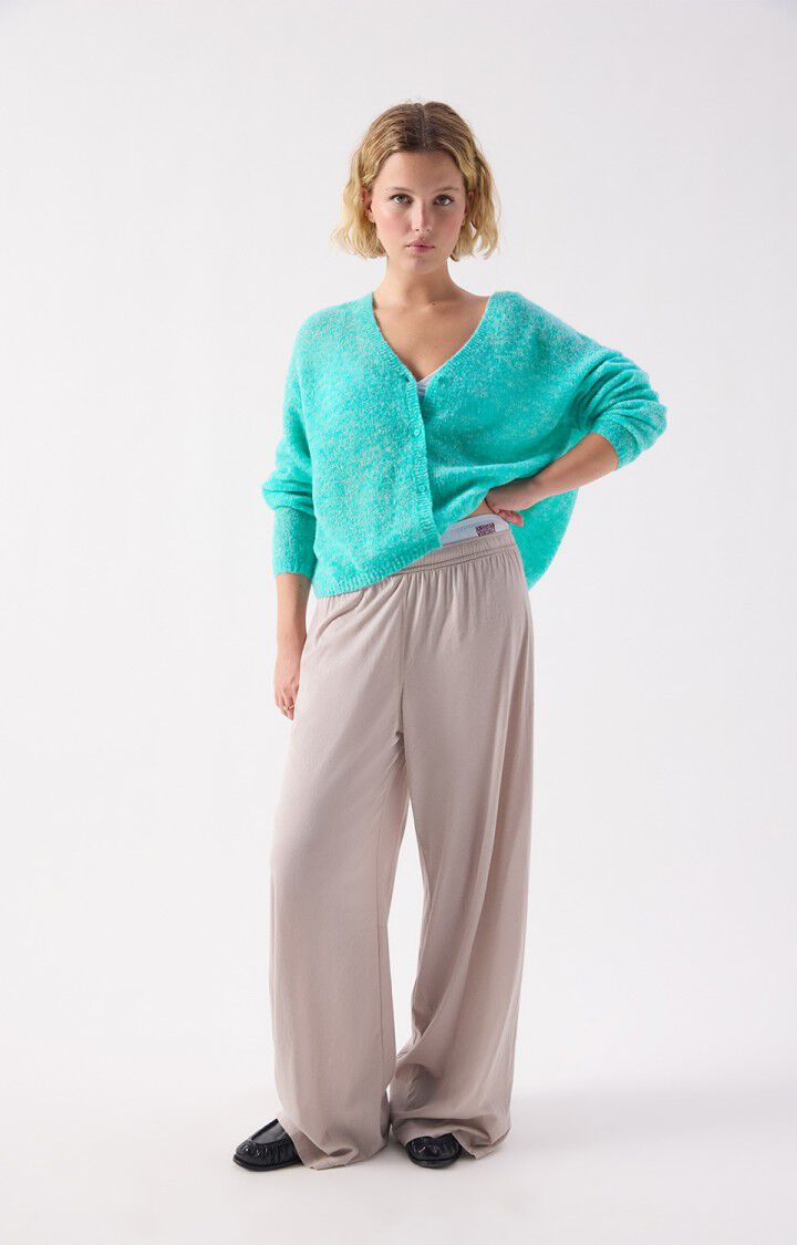 American Vintage - Nuggy Cardigan | Turquoise Fluo Chine