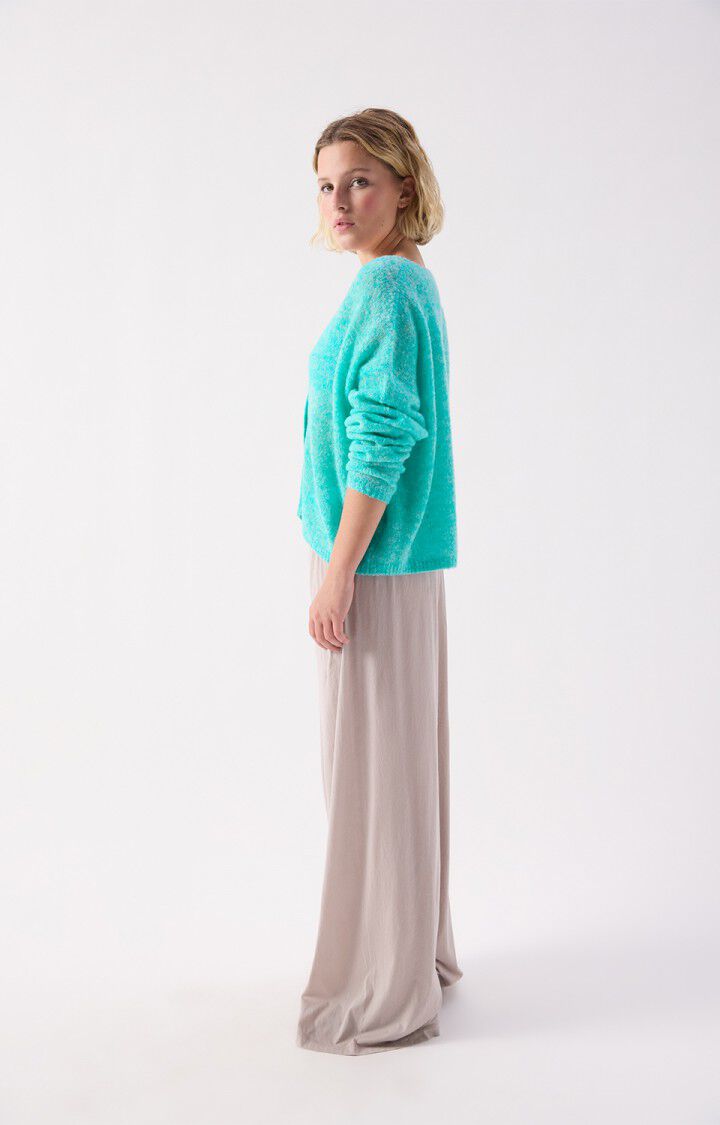 American Vintage - Nuggy Cardigan | Turquoise Fluo Chine