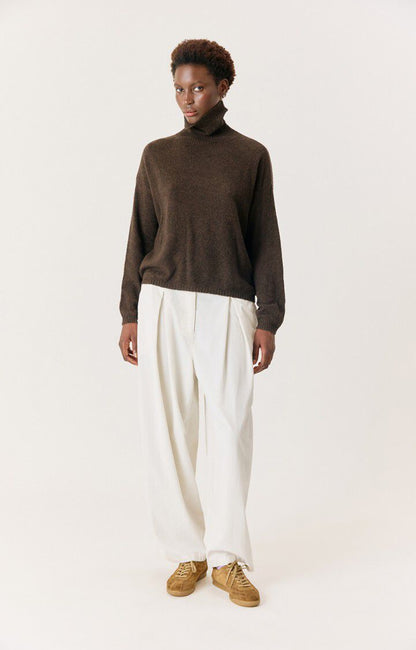 American Vintage - OUITY Pullover | Choco Chine